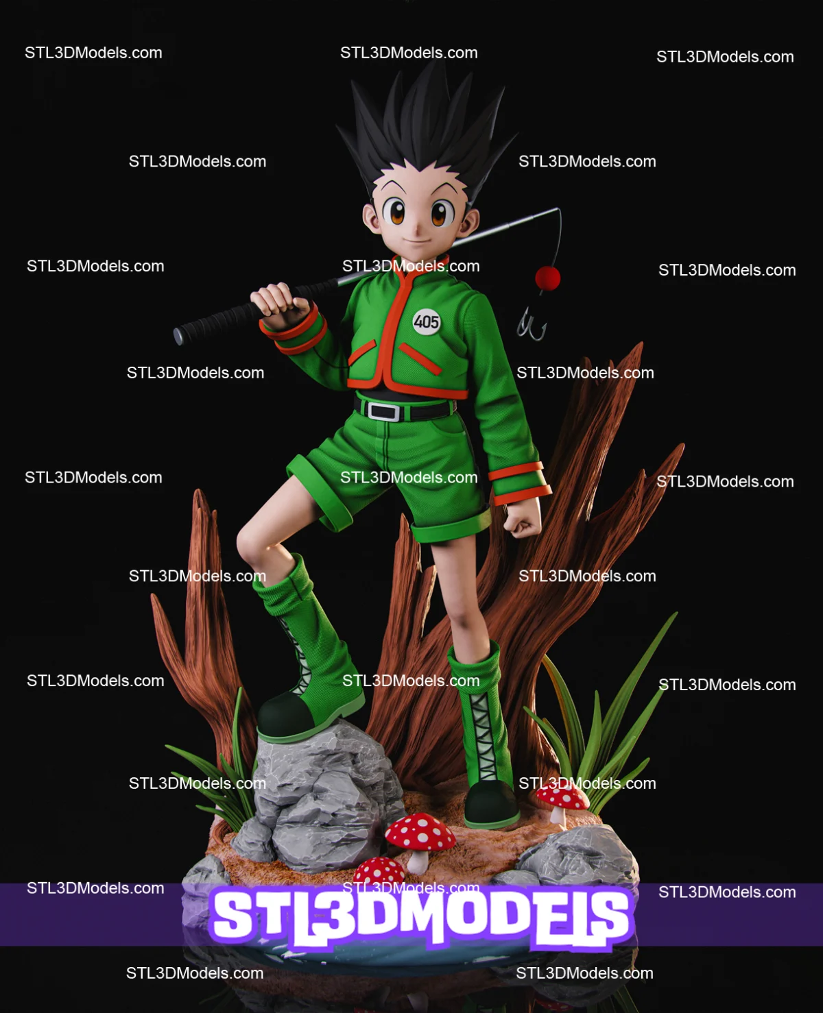 Gon Freecss STL 3D Model 