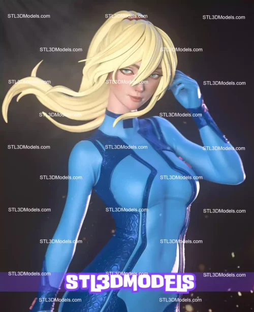 Samus Aran STL 3D Model 