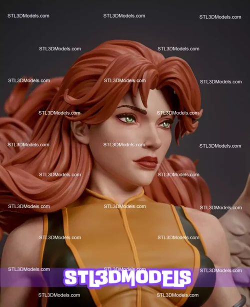Hawkgirl STL 3D Model