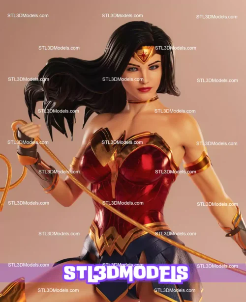 Wonder Woman STL 3D Model 