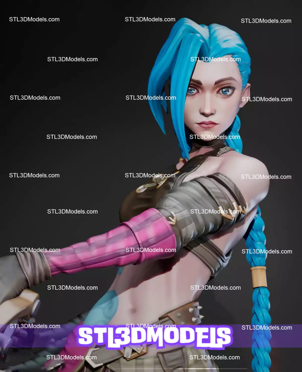 Jinx STL 3D Model 