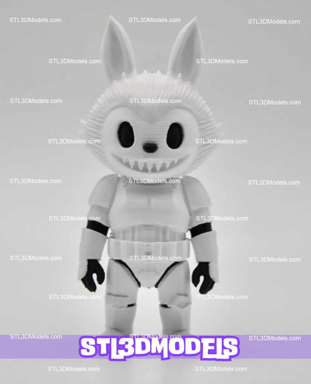 Labubu Stormtrooper STL 3D Model 