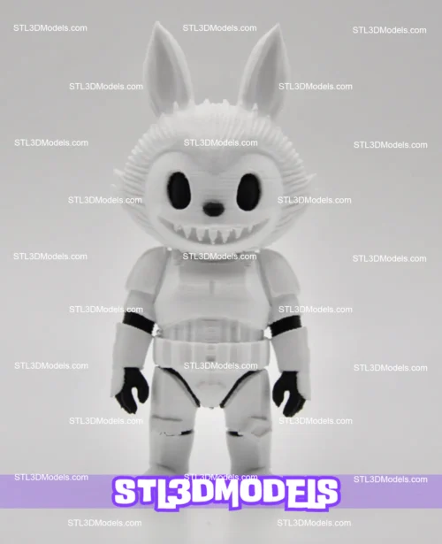 Labubu Stormtrooper STL 3D Model 