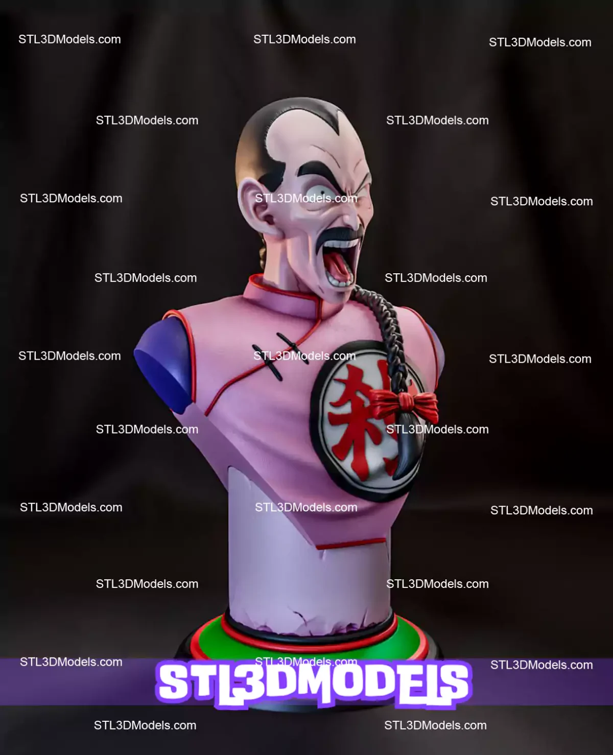 Tao Pai Pai Bust STL 3D Model