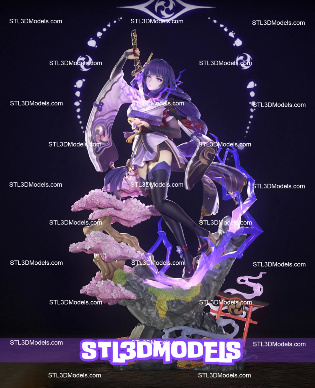 Raiden STL 3D Model 