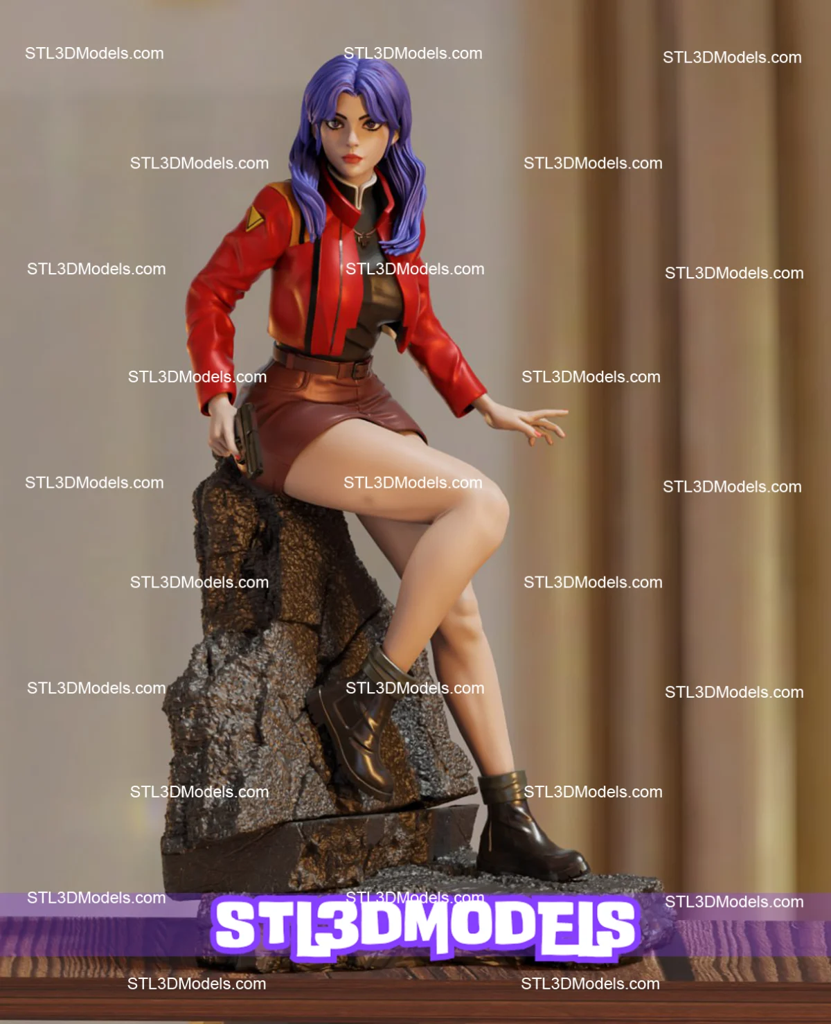 Misato Katsuragi STL 3D Model 