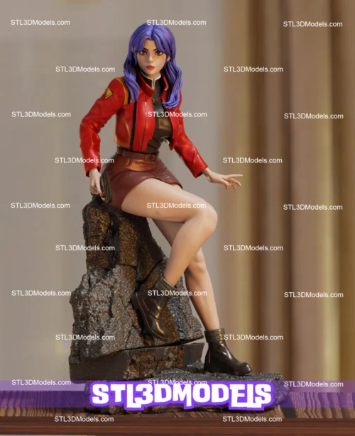 Misato Katsuragi STL 3D Model 