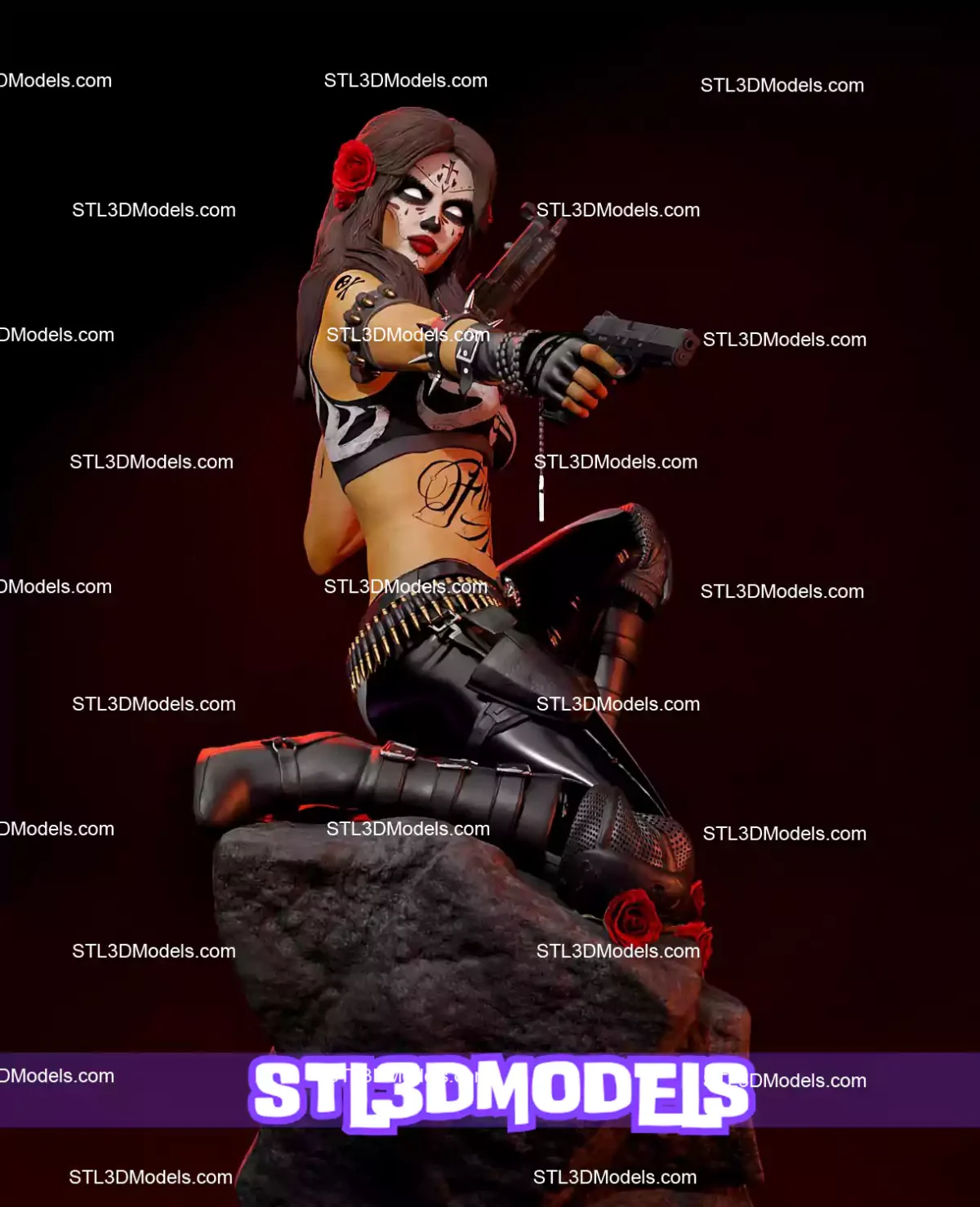 La Muerta Coffin Comics STL 3D Model 