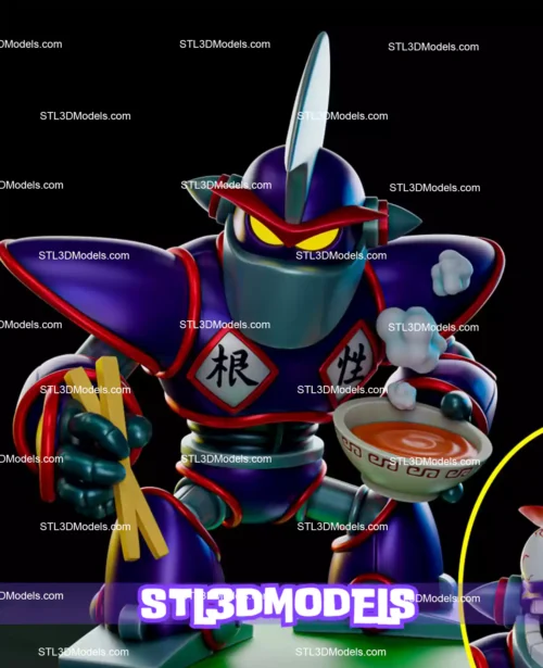 Robot Oolong STL 3D Model 
