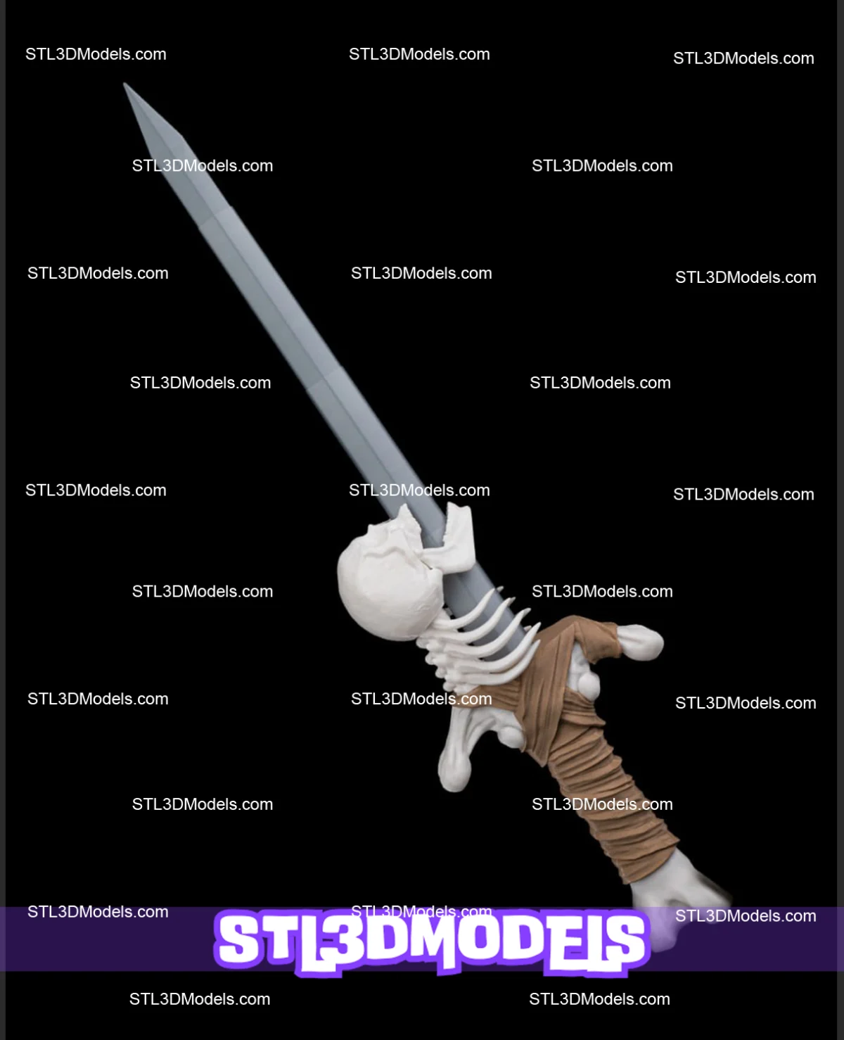 Undead Blade STL 3D Model 