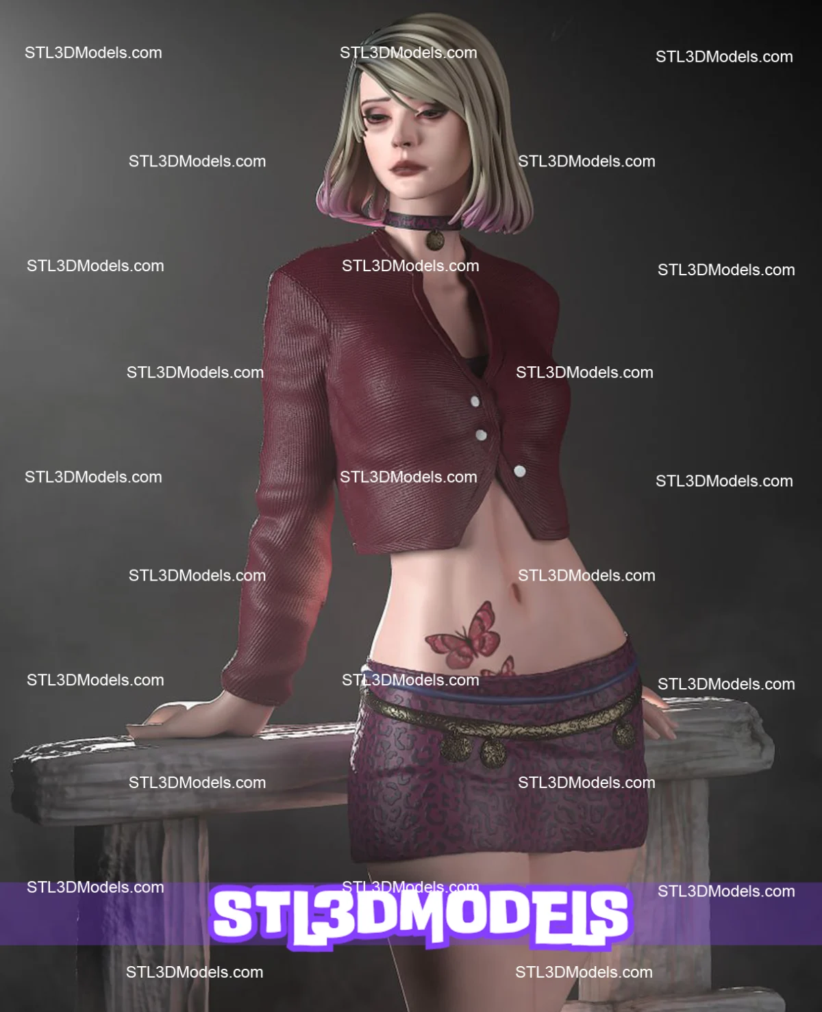 Maria Silent Hill STL 3D Model 