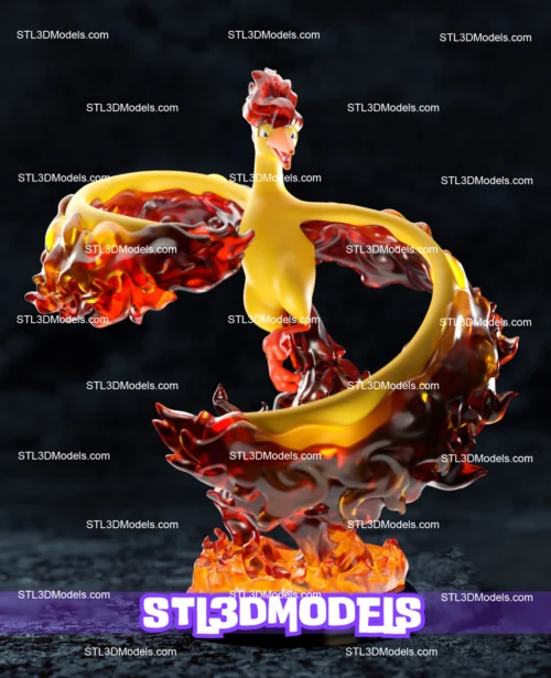 Moltres STL 3D Model