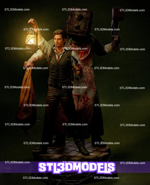 The Evil Within Diorama STL 3D Model 