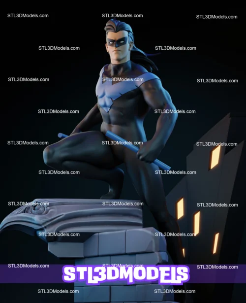Nightwing STL 3D Model 