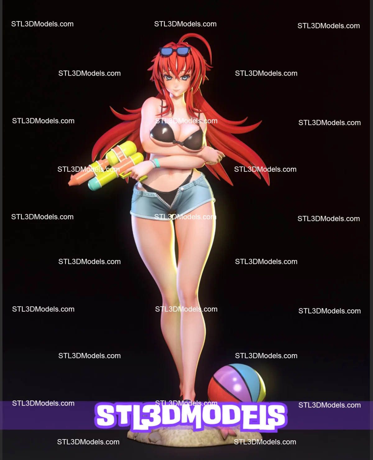 Rias Gremory STL 3D Model 