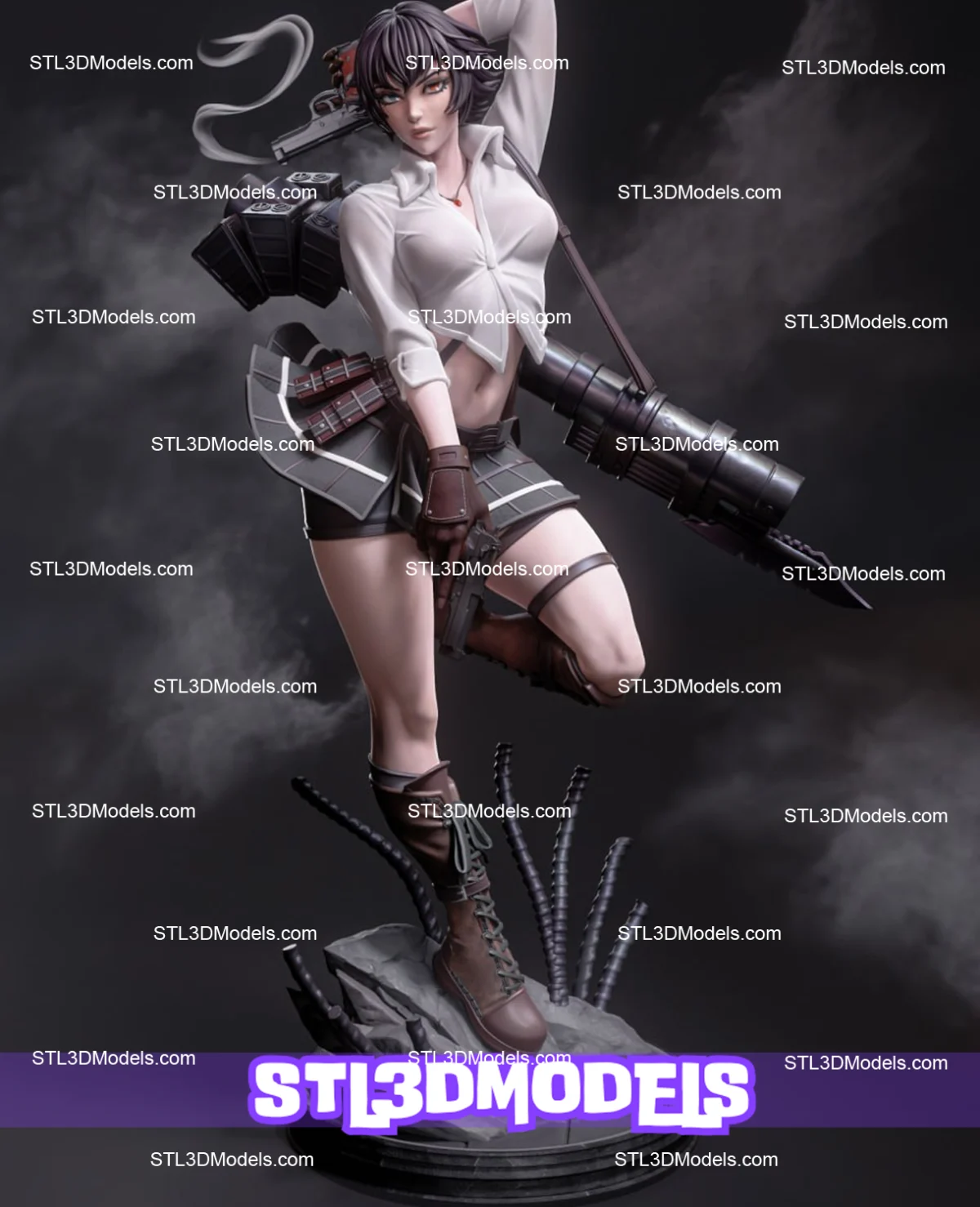 Lady STL 3D Model