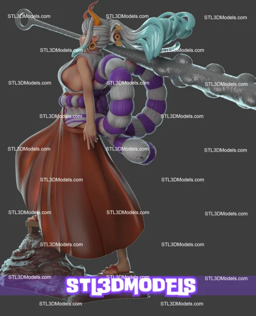 Yamato One Piece STL 3D Model