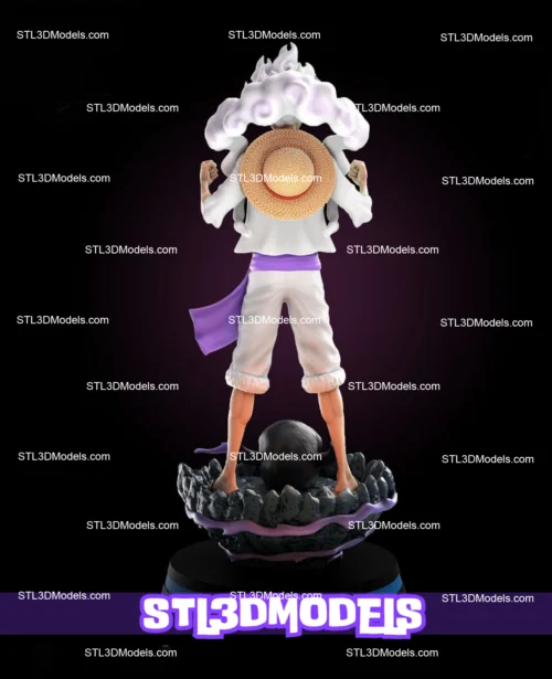 Luffy Gear 5 STL 3D Model 