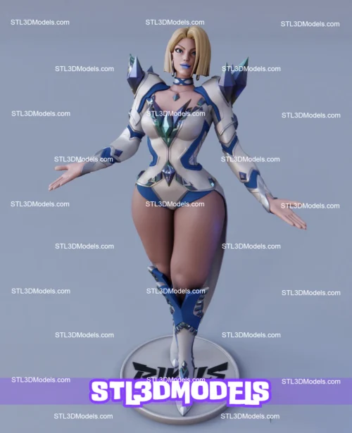 Emma Frost STL 3D Model 