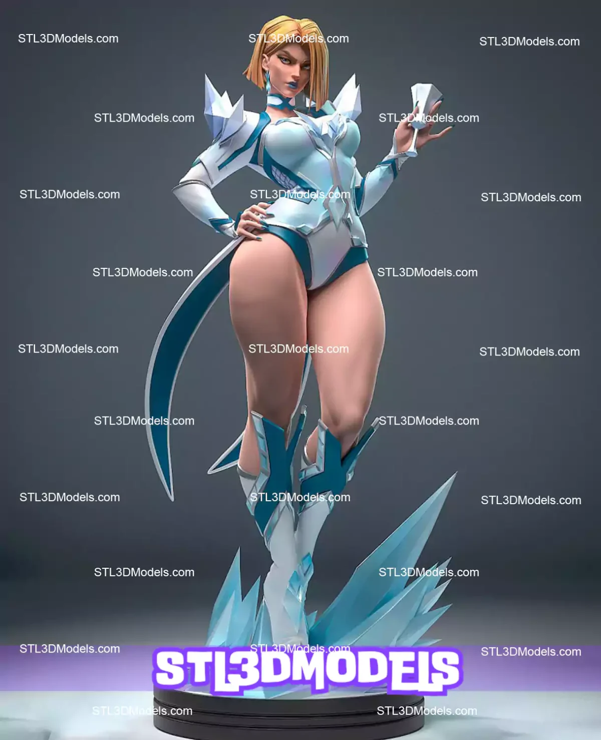 Emma Frost STL 3D Model