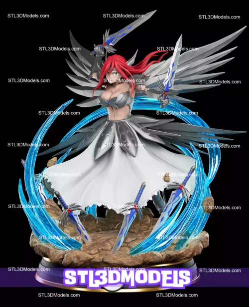 Erza Scarlet Queen STL 3D Model 