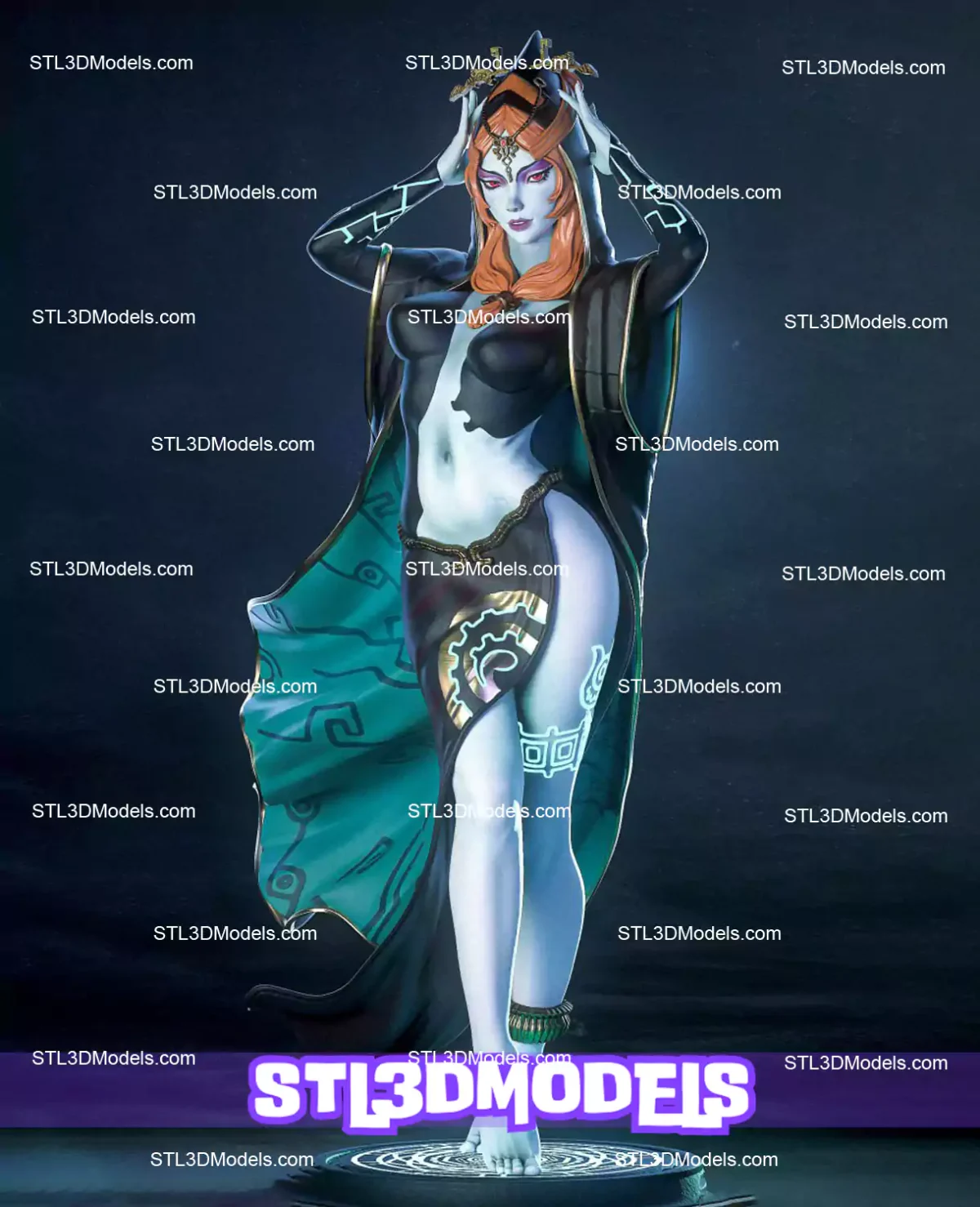 Midna Beautiful STL 3D Model