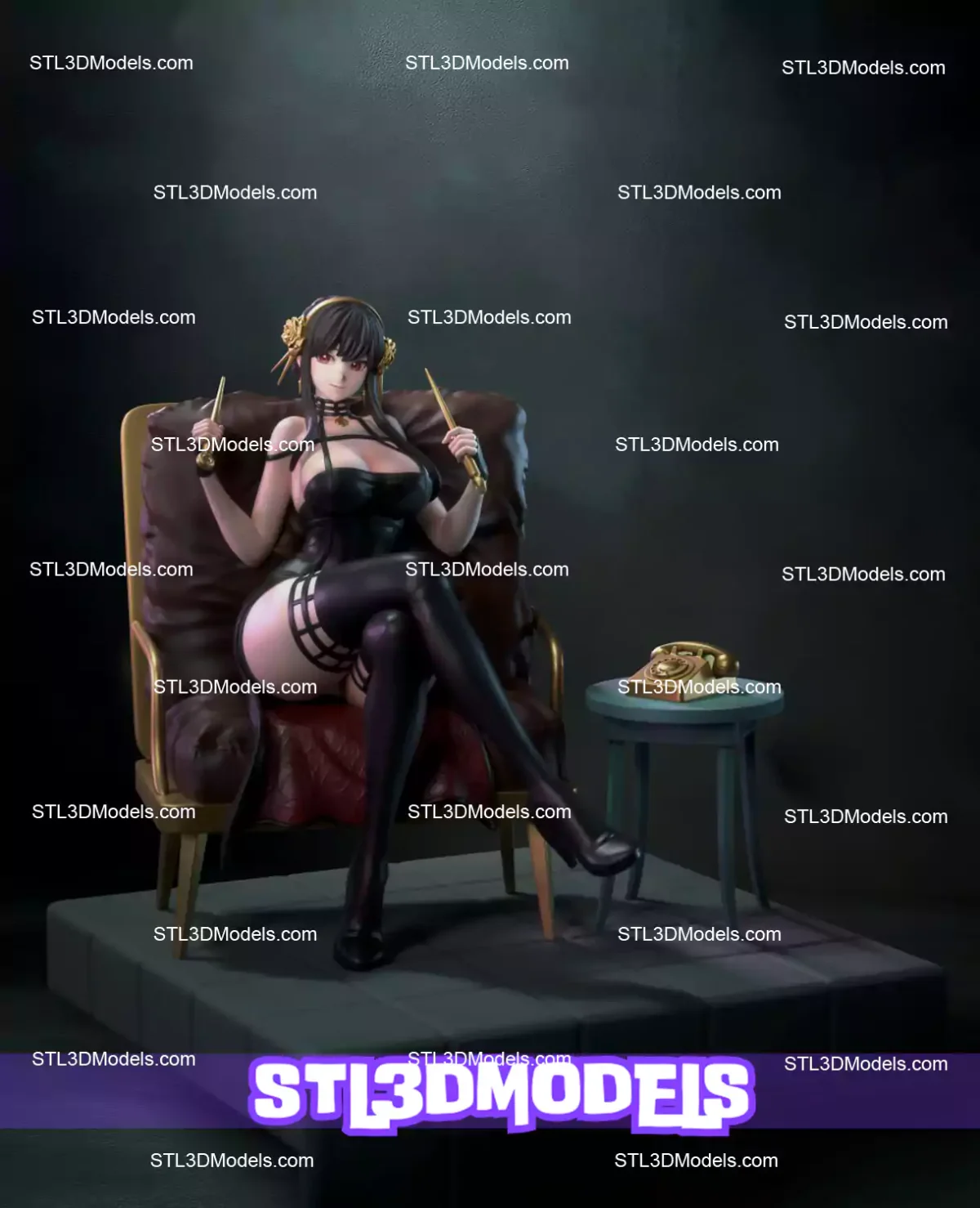 Yor Forger STL 3D Model 