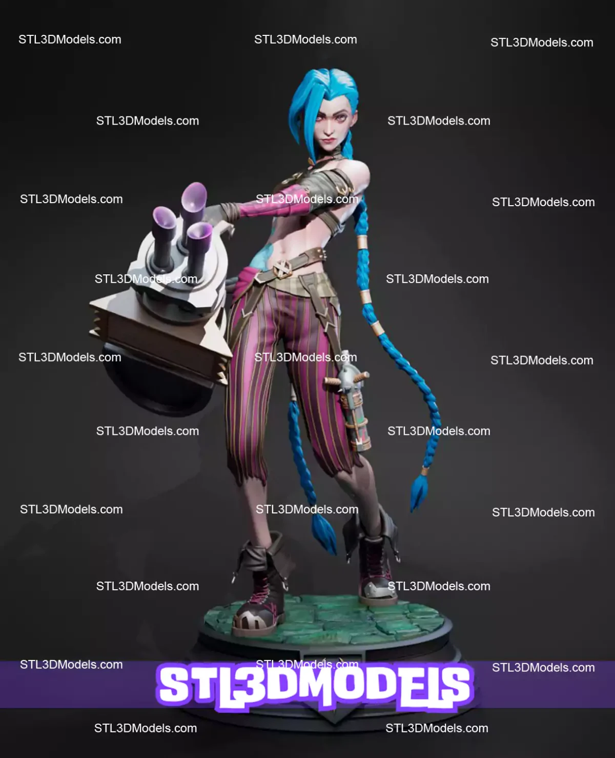 Jinx STL 3D Model 