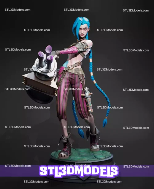 Jinx STL 3D Model 