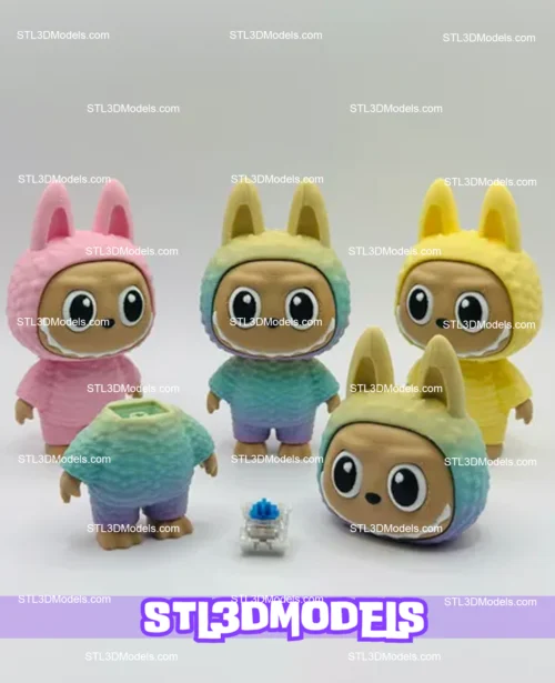 Labubu Clicker STL 3D Model