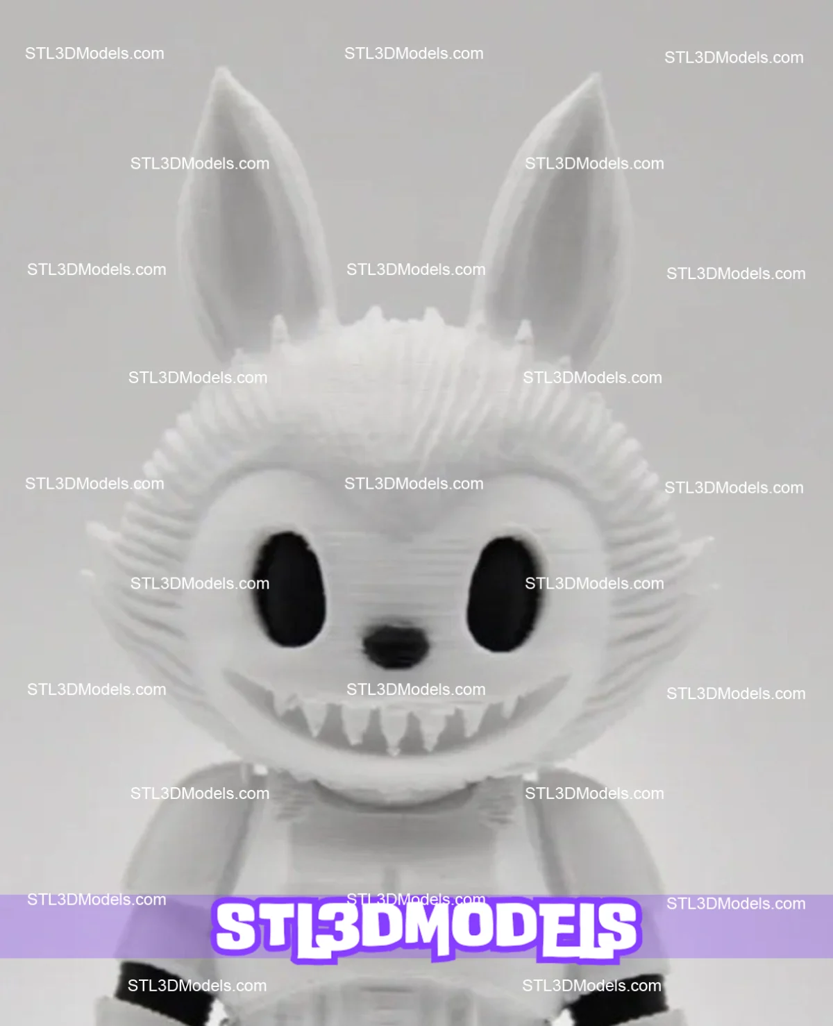 Labubu Stormtrooper STL 3D Model 