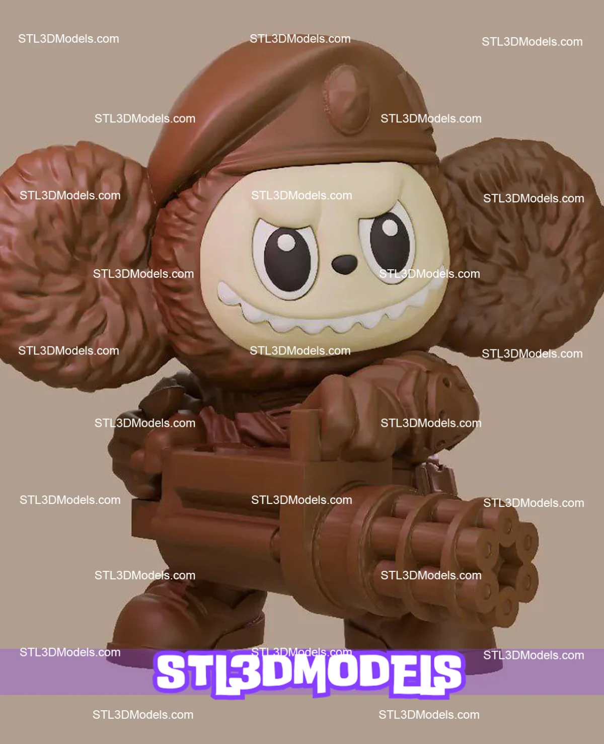 Cheburator Labubu STL 3D Model 