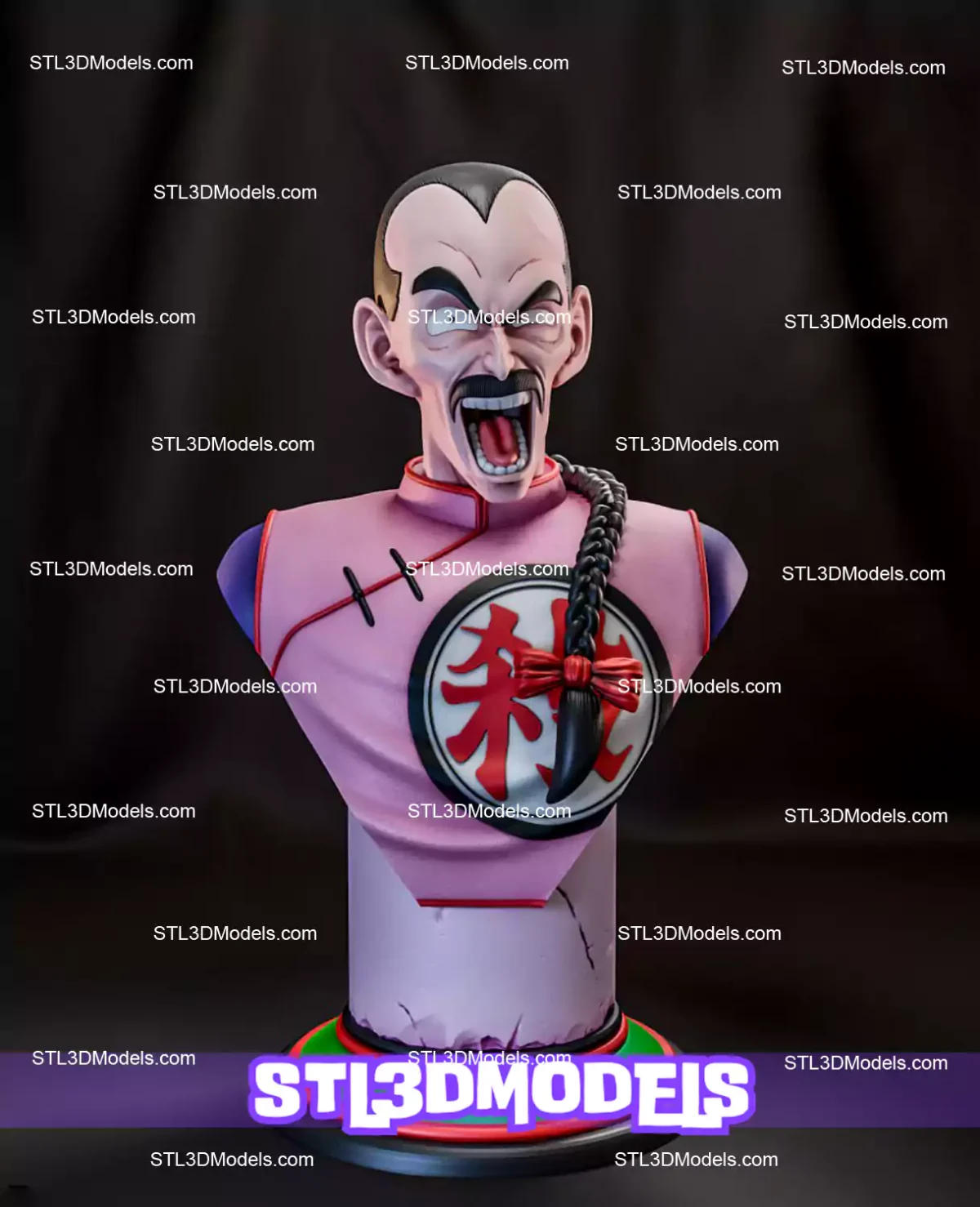 Tao Pai Pai Bust STL 3D Model