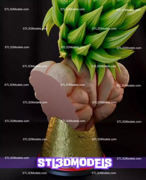 Broly Bust STL 3D Model