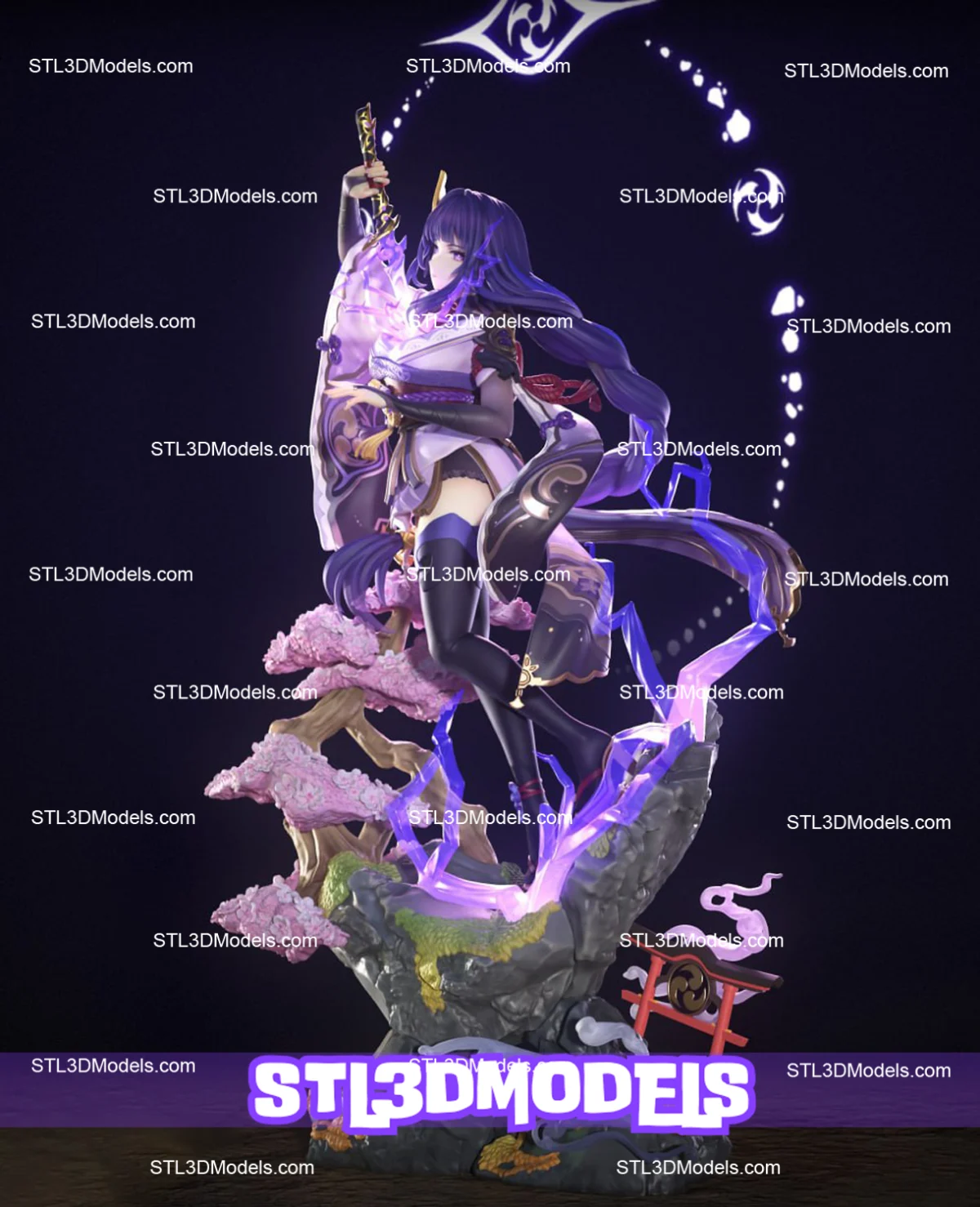 Raiden STL 3D Model 