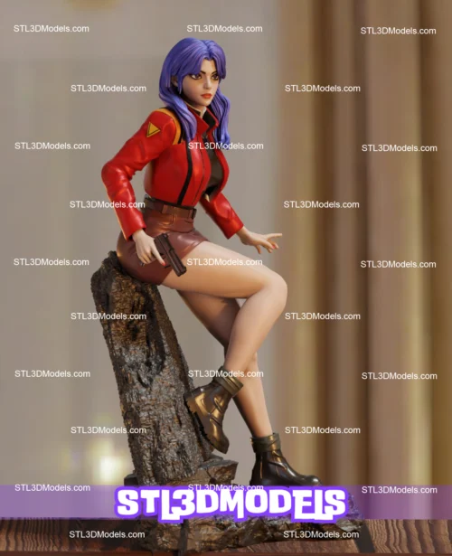 Misato Katsuragi STL 3D Model 