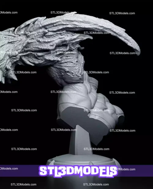 Sandman Bust STL 3D Model 