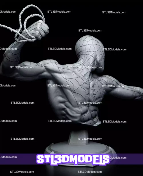 Spider‑Man Bust STL 3D Model 
