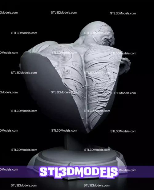 Venom Bust STL 3D Model 