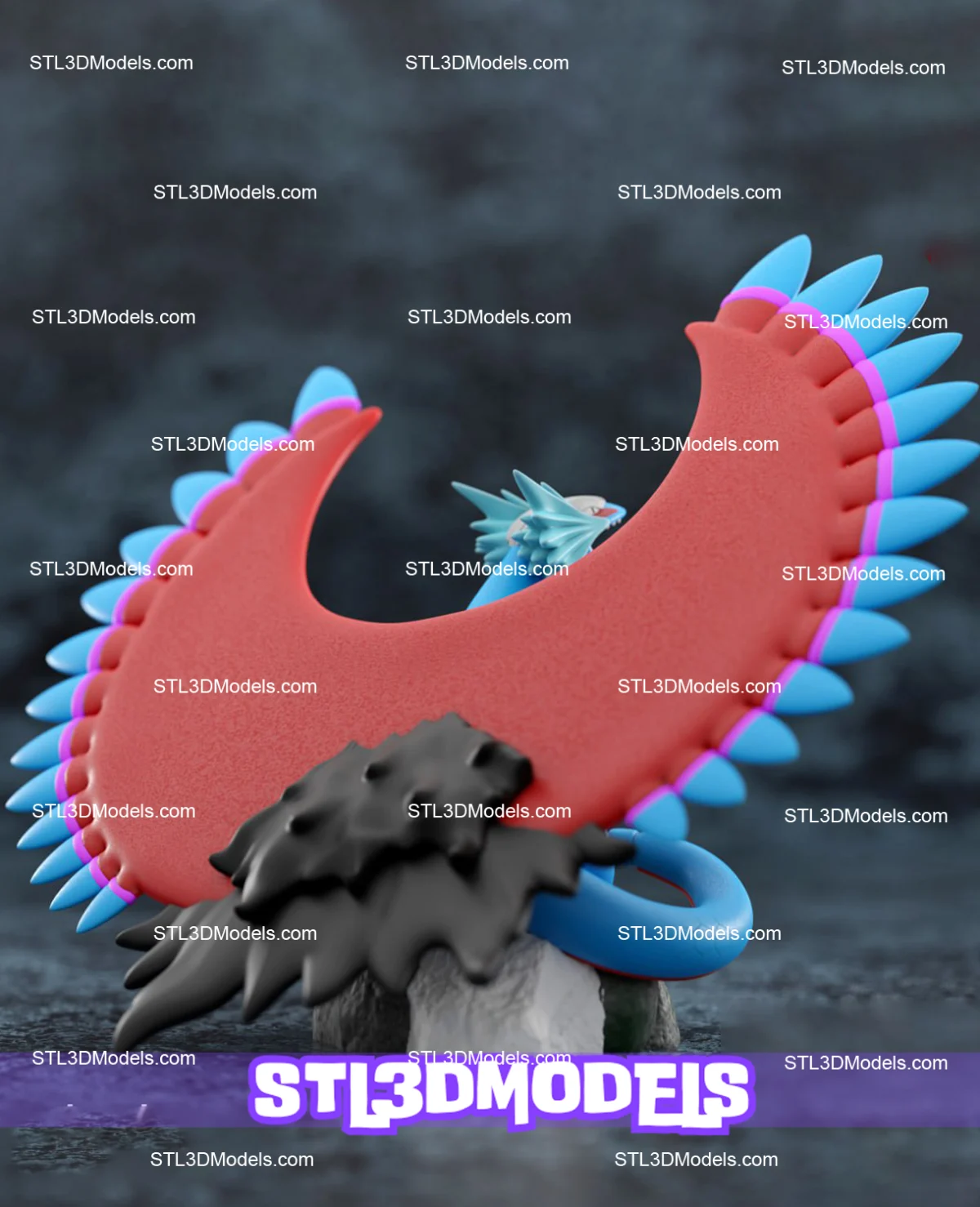 Roaring Moon STL 3D Model