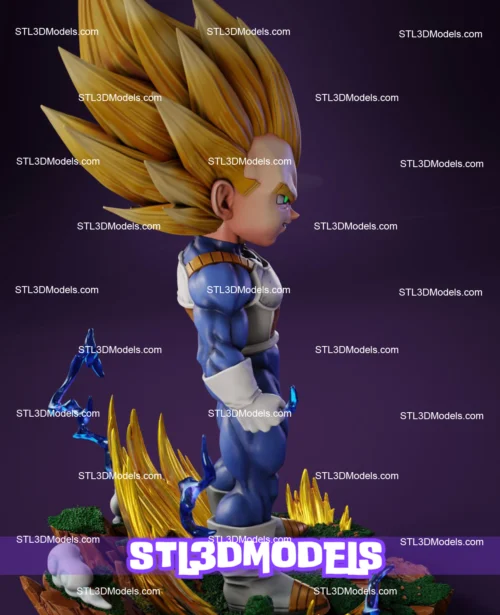 Super Vegeta STL 3D Model 