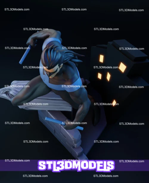 Nightwing STL 3D Model 