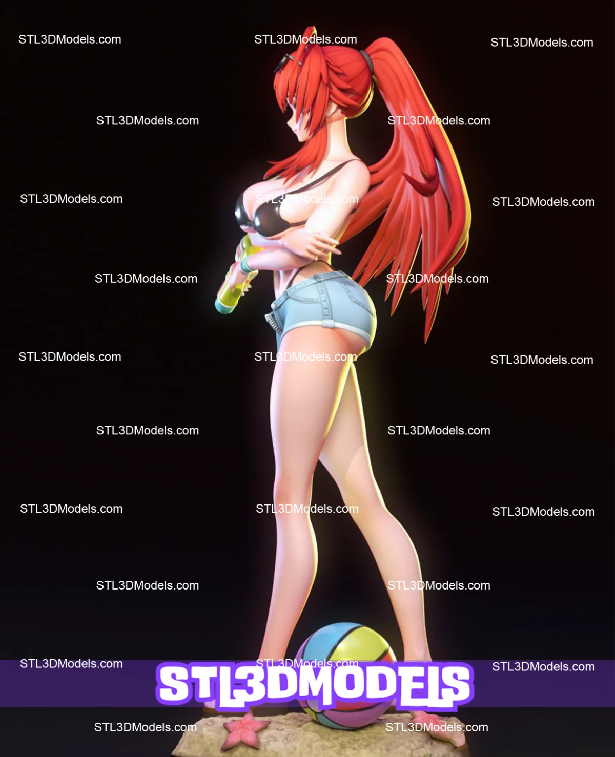 Rias Gremory STL 3D Model 