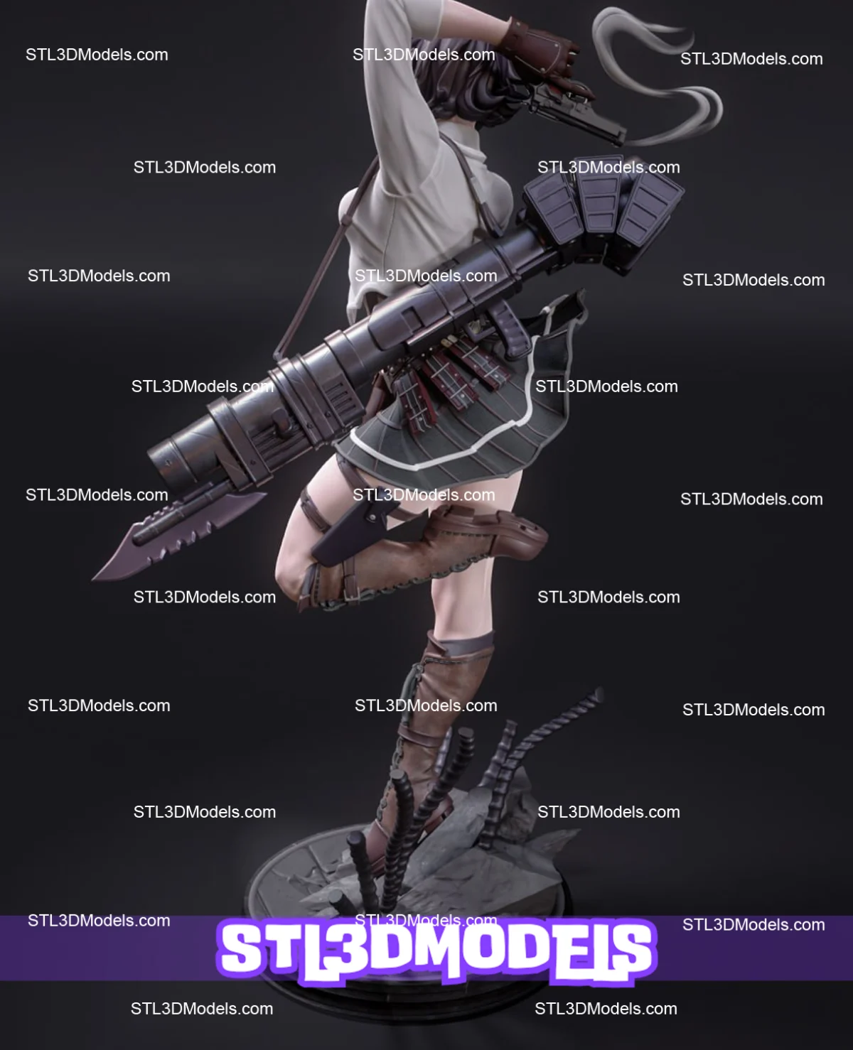 Lady STL 3D Model