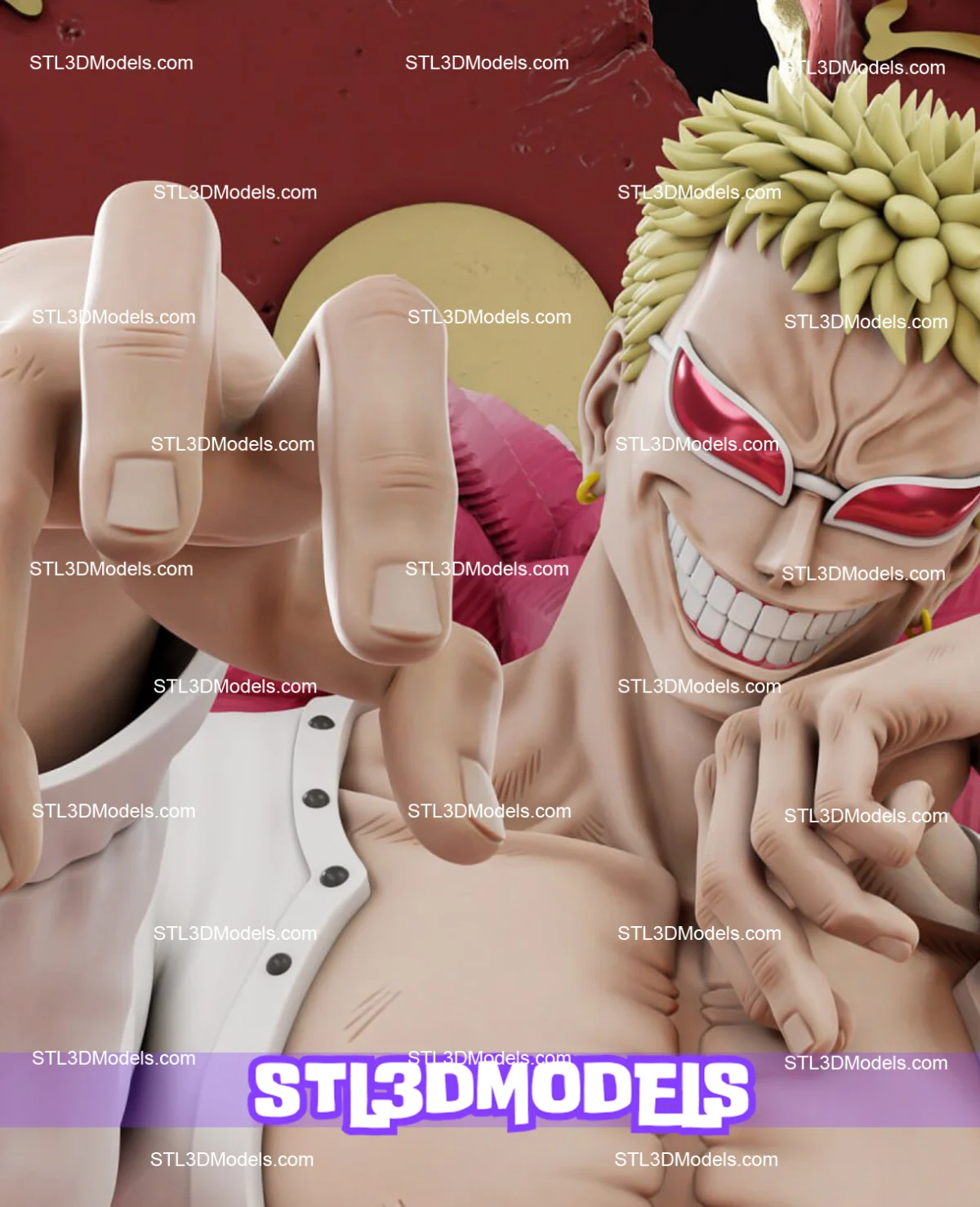 Donquixote Doflamingo STL 3D Model 