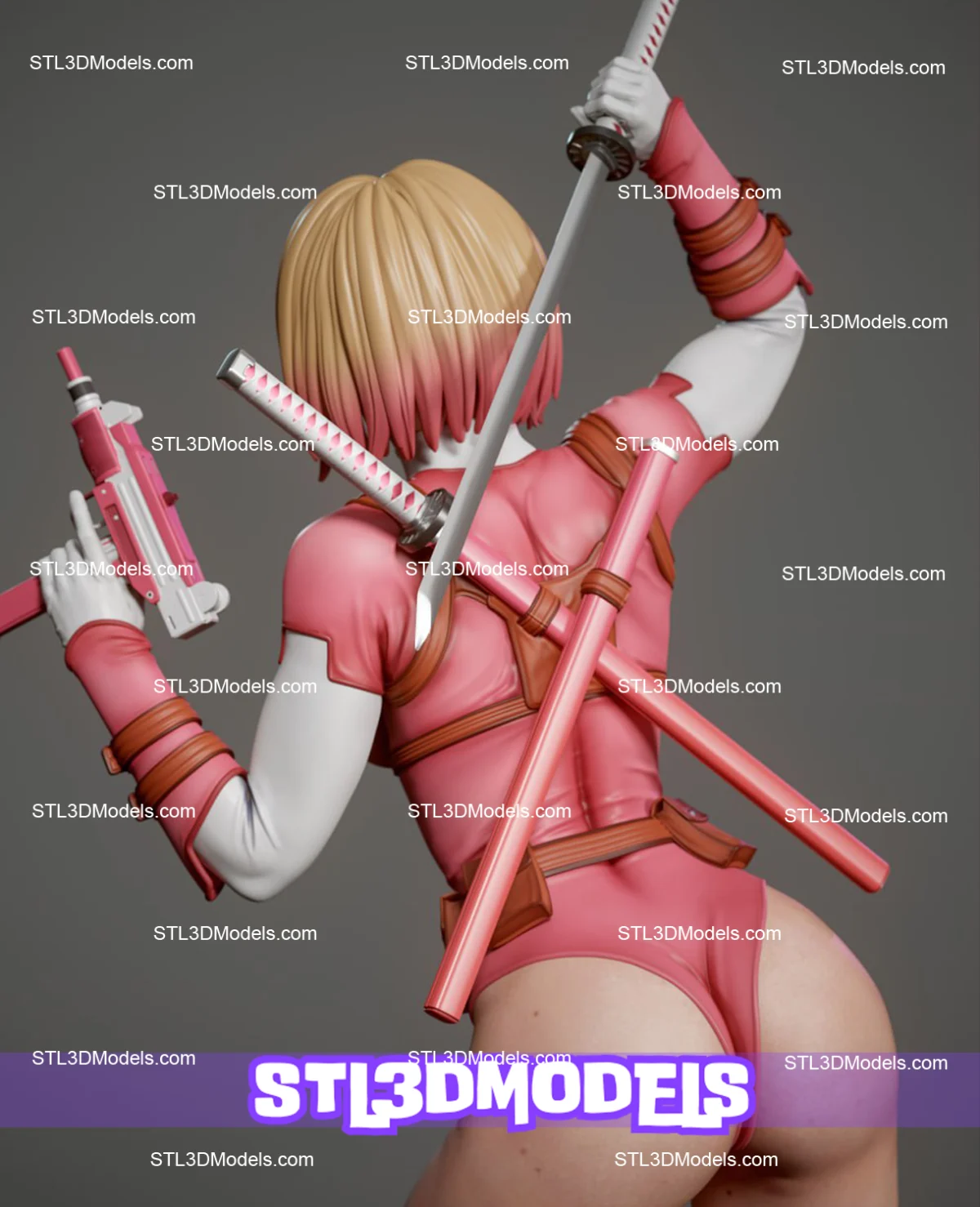 Gwenpool STL 3D Model 