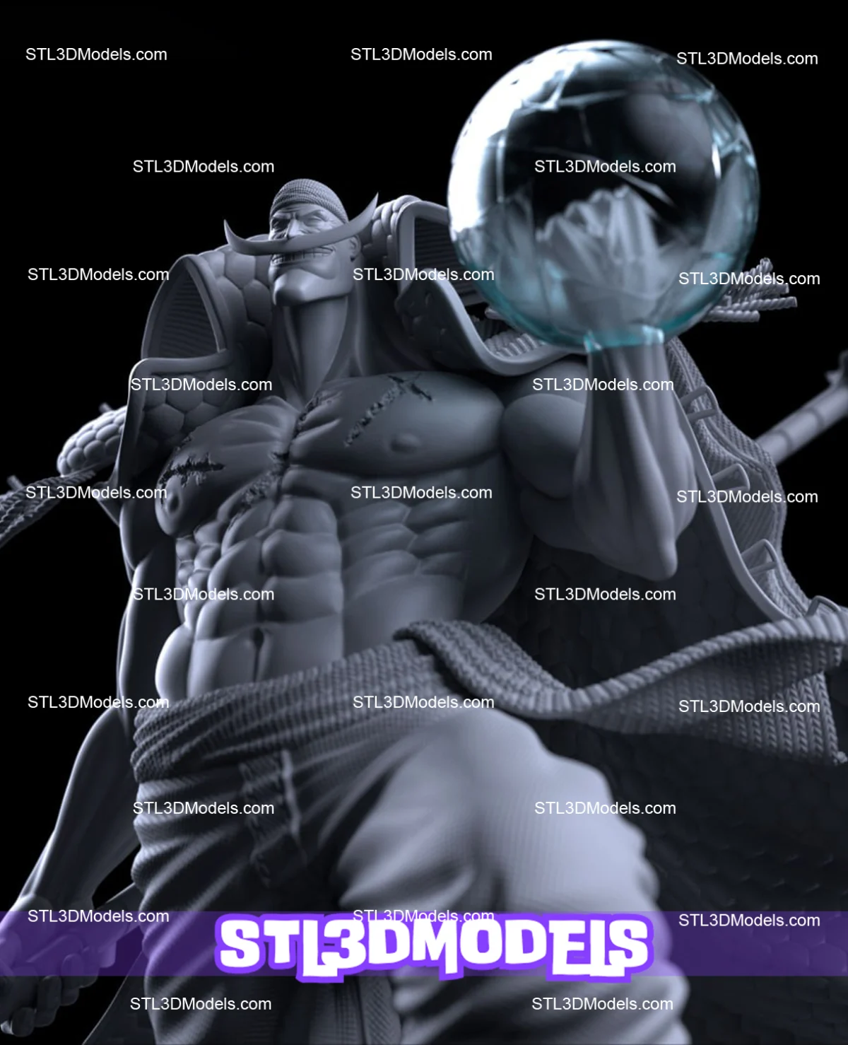 Whitebeard STL 3D Model 