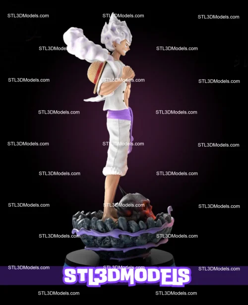 Luffy Gear 5 STL 3D Model 