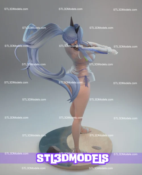 Nikke Helm Aquamarine STL 3D Model
