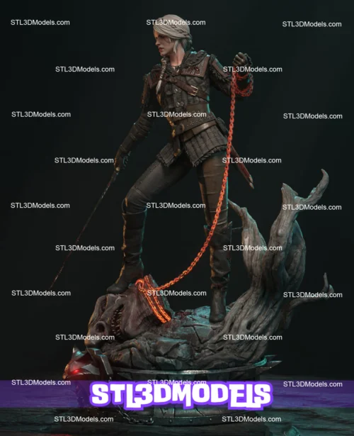 Ciri STL 3D Model 
